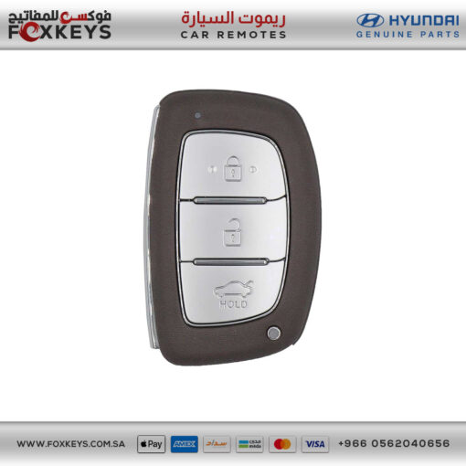 Hyundai Grand I10 2022 Genuine Smart Remote Key 3 Buttons 433MHz 95440-K6000