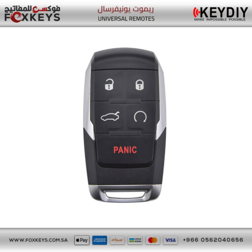 Keydiy KD Universal Smart Remote Key 4+1 Button Dodge Ram Type ZB18