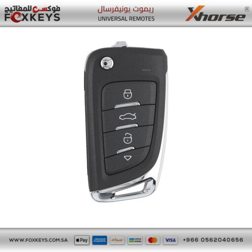 Xhorse Universal Flip Remote Key 4 Buttons Knife Style XKM800EN