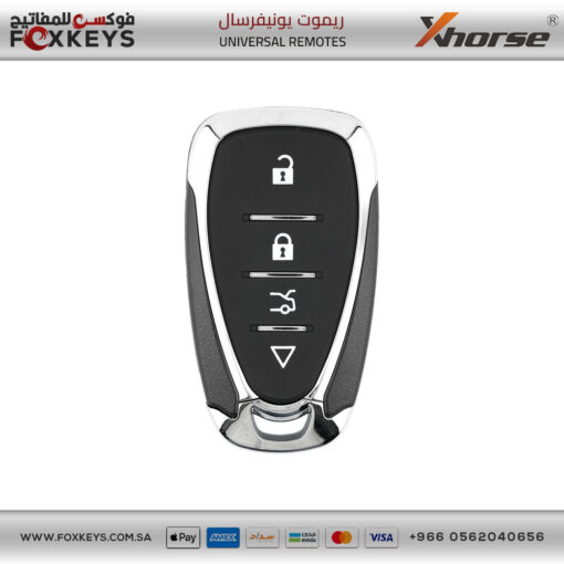 Xhorse Universal Smart Remote Key 4 Buttons Chevrolet Style XSCL01EN