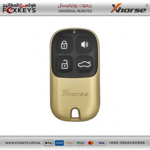 Xhorse VVDI Key Tool VVDI2 Wire Remote Key 4 Button XKHO01EN