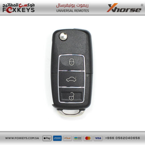 Xhorse VVDI Key Tool VVDI2 Wire Remote Key 3 Button XKB506EN