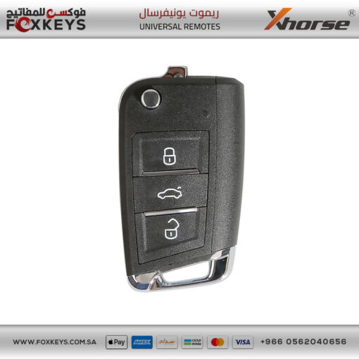 Xhorse Smart Remote Key 3 Buttons MQB Type XSMQB1EN