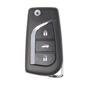 XHORSE VVDI Key Tool VVDI2 Universal Wire Remote Key 3 Buttons Toyota Style XKTO00EN