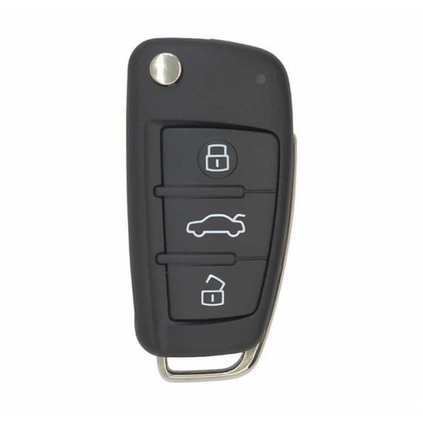 Audi Q7, A6 Flip Remote Key 3 Buttons 433MHz 4F0837220M