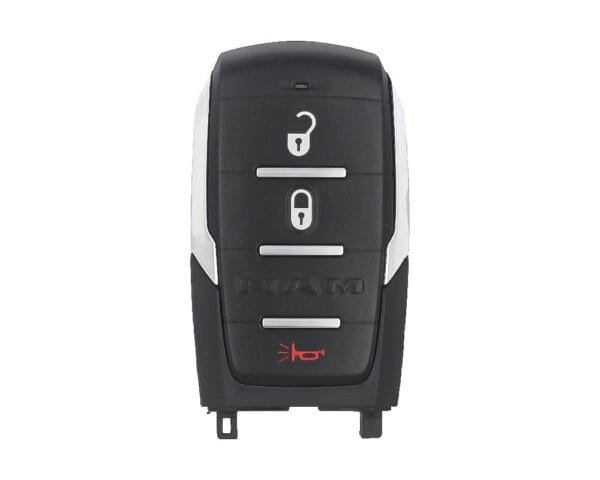 Dodge, RAM 2019-2024 Smart Remote Key 3 Buttons 433MHz 68575600AA, 68584151AA