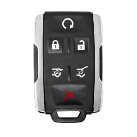GMC Chevrolet Remote Key Shell 5+1 Buttons Silver Color