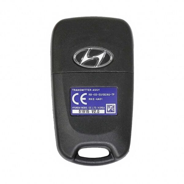 ⁦Hyundai Accent 2012-2013 Flip Remote Key 433MHz 95430-1R110⁩ - الصورة ⁦2⁩