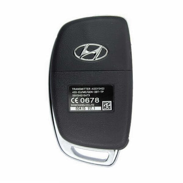 ⁦Hyundai Azera 2013 Flip Remote Key 3 Buttons 433MHz 95431-3V030⁩ - الصورة ⁦2⁩