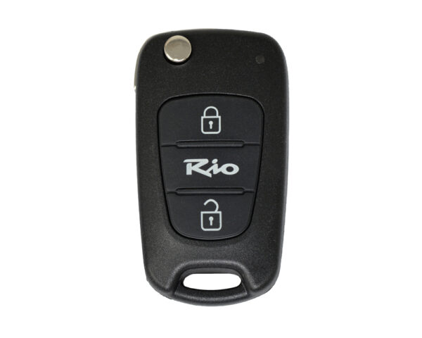 Kia Rio Flip Remote Key Shell 2 Button Laser Blade