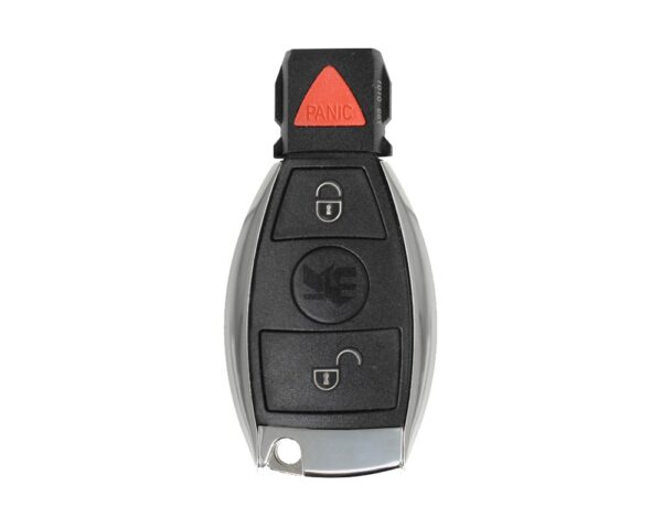 Mercedes BGA Chrome Remote Key Shell 2+1 Button