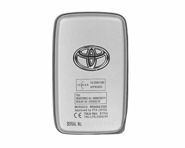 Toyota Land Cruiser  2009-2015 Smart Remote Key N/A 433MHz ASK 89904-60440 - Image 2