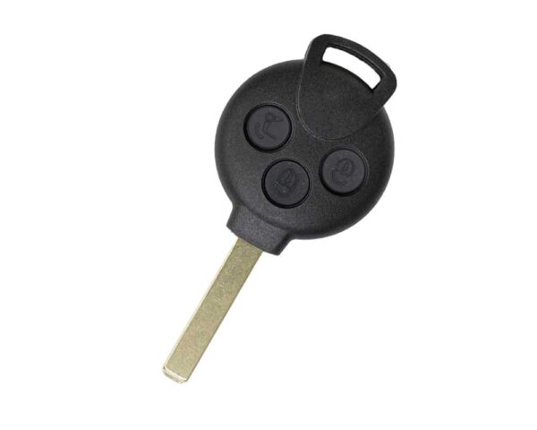 Smart Fortwo Remote Key Shell 3 Button laser Blade