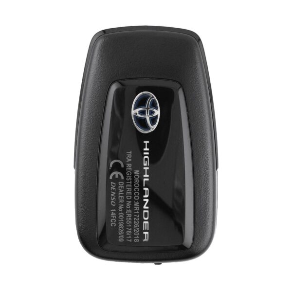 Toyota Highlander 2019 Smart Remote Key 2 Buttons  433MHz 8990H-0E070 - Image 2