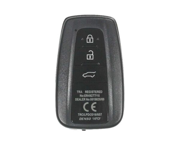 Toyota Land cruiser Prado 2018 Smart Remote Key N/A 433MHz 89904-60L80