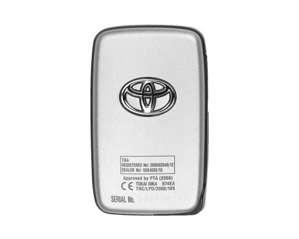 Toyota Prado  2010-2017 Smart Remote Key N/A 433MHz 89904-60760 - Image 2