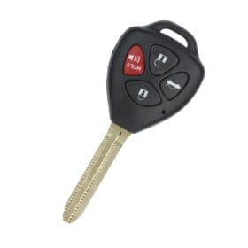 Toyota Warda Camry Corolla  Avalon Remote Key Shell 4 Buttons TOY43 Blade