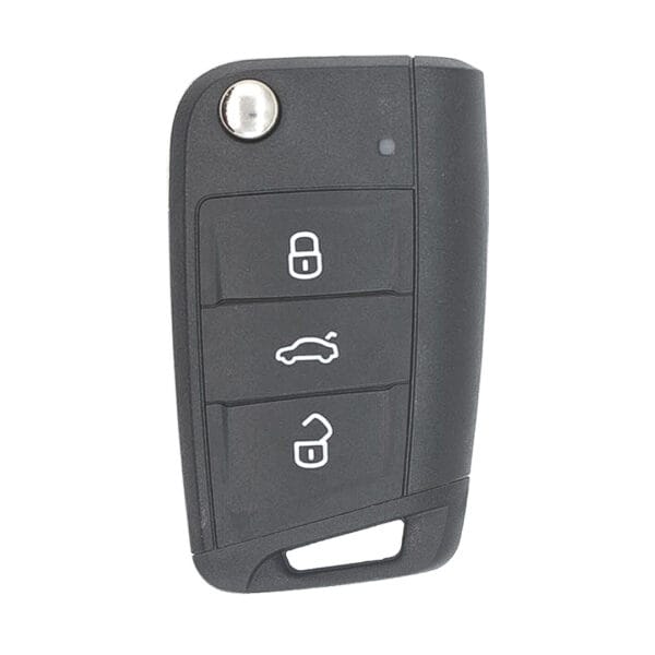 Volkswagen MQB  N/A Flip Remote Key 3 Buttons  433MHz HU162 Blade 5G0959752BA