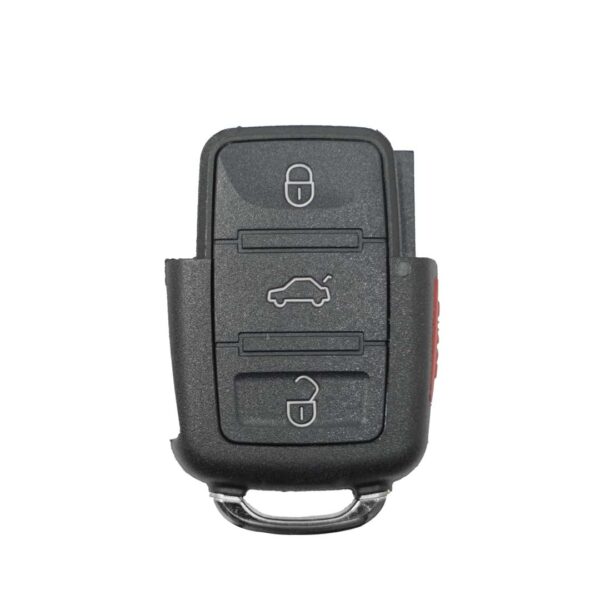 Volkswagen VW Flip Remote Shell 3+1 Button With Battery Holder and without Head