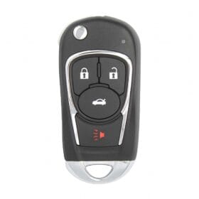 Xhorse VVDI Key Tool VVDI2 Wire Flip Remote Key 3+1 Button Buick Style  XKBU02EN