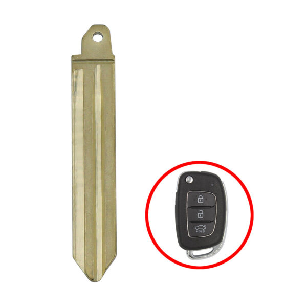 Hyundai Sonata 2014 Flip Remote Key Blade TOY48